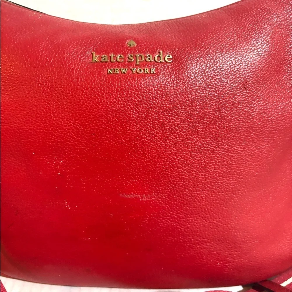 Kate Spade Red Leather crossbody Bag